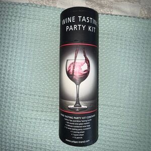 Wine Tasting Party Kit by Urban Trend, New